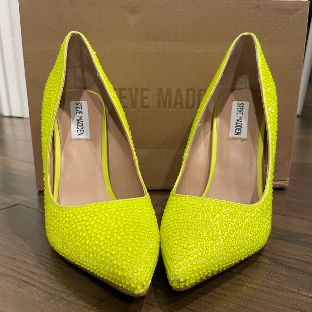 Steve Madden Daisie Citron Heels Size 8